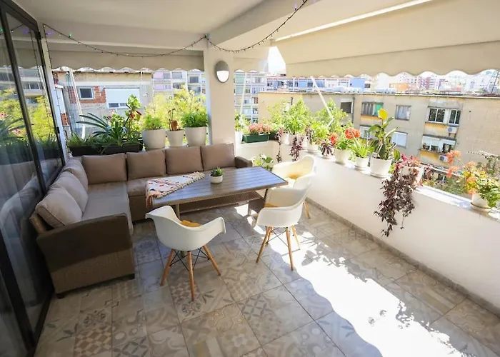 Colorful Oasis With Sunny Balcony Apartment Tirana